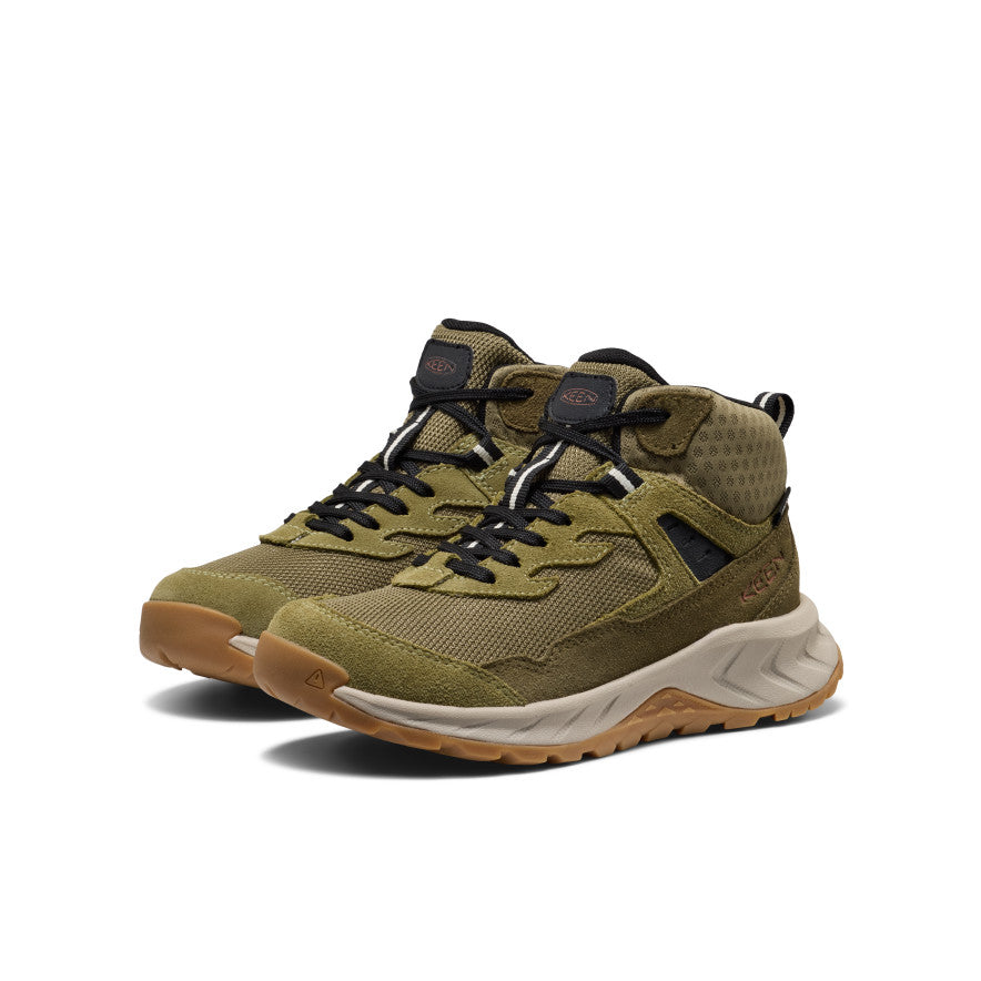 Big Kids' Hightrail Waterproof Hiking Boot | Dark Olive/Martini Olive - Image 2