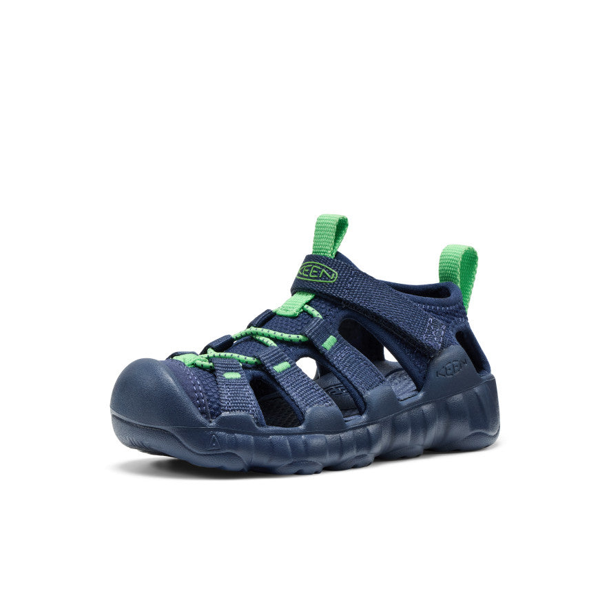 Little Kids' Hyperport H2 Sandal | Naval Academy/Vibrant Green - Image 3