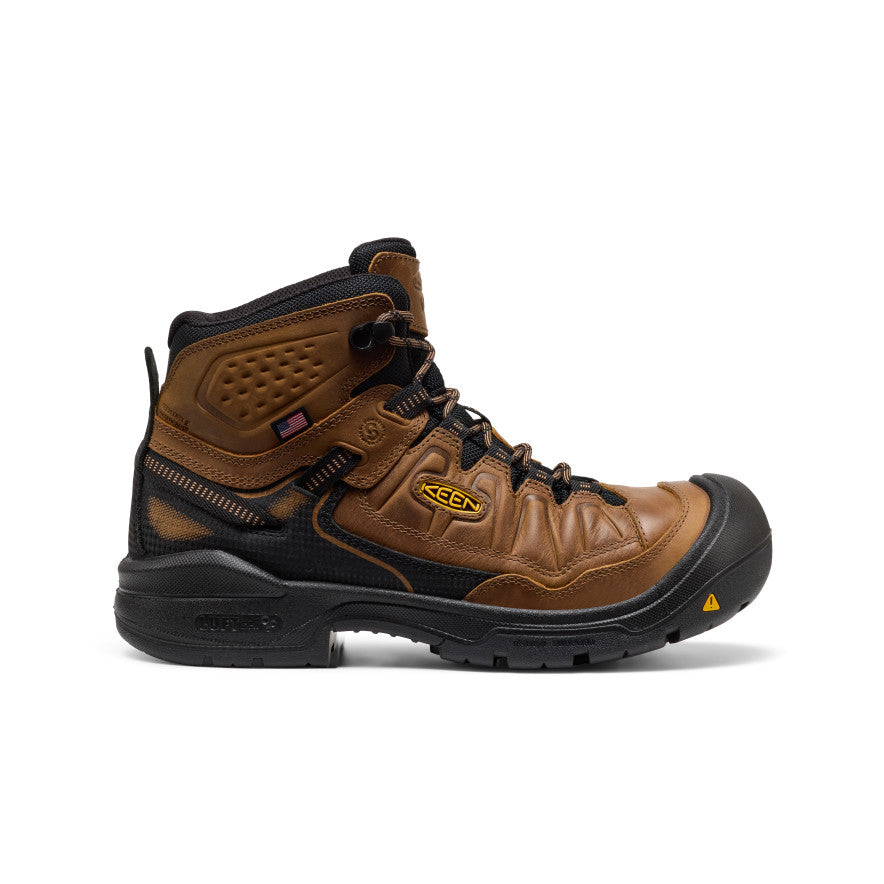 Men's Targhee IV Waterproof Work Boot (Soft Toe) | Belgian/Black