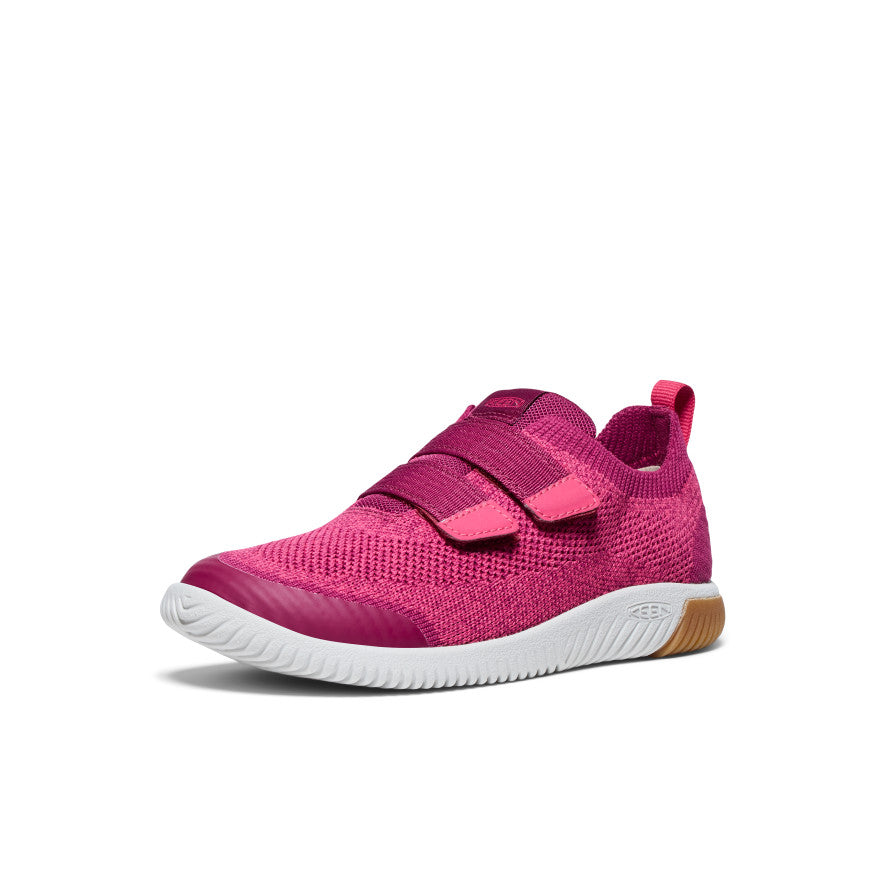 Big Kids' KNX Knit Double Strap | Beaujolais/Raspberry - Image 3