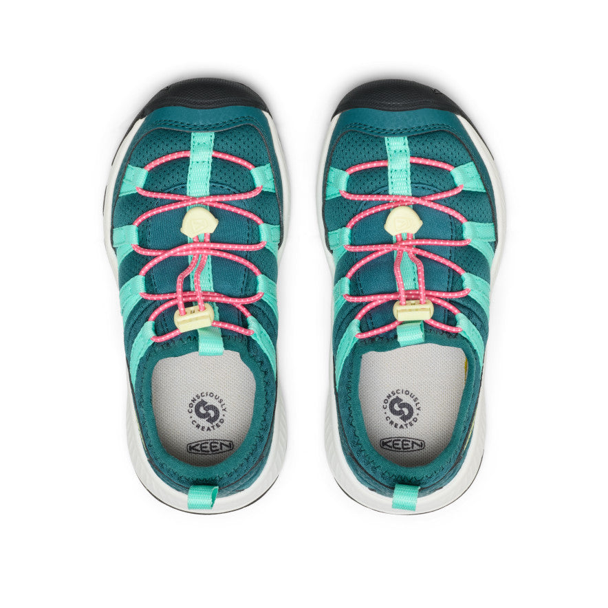Little Kids' Motozoa Sneaker | Mediterranea/Pink Lemonade - Image 4