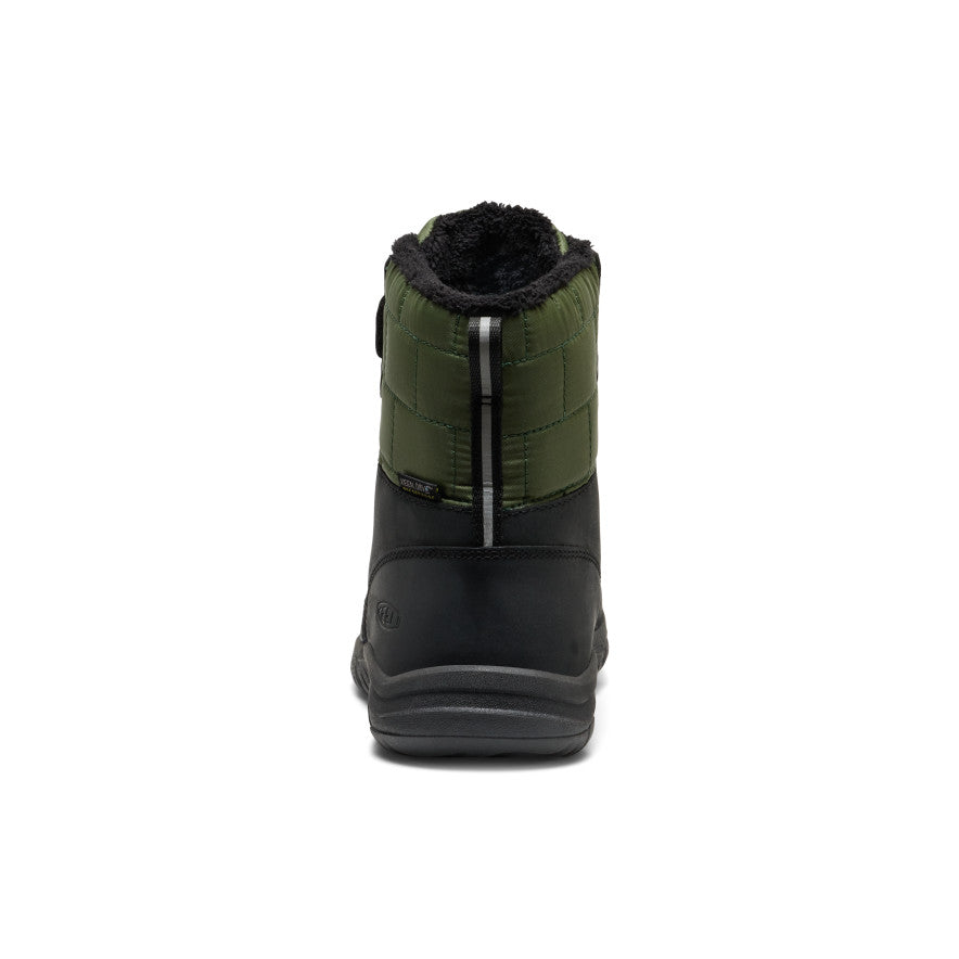 Big Kids' Kanibou Waterproof Winter Boot | Black/Bronze Green - Image 5
