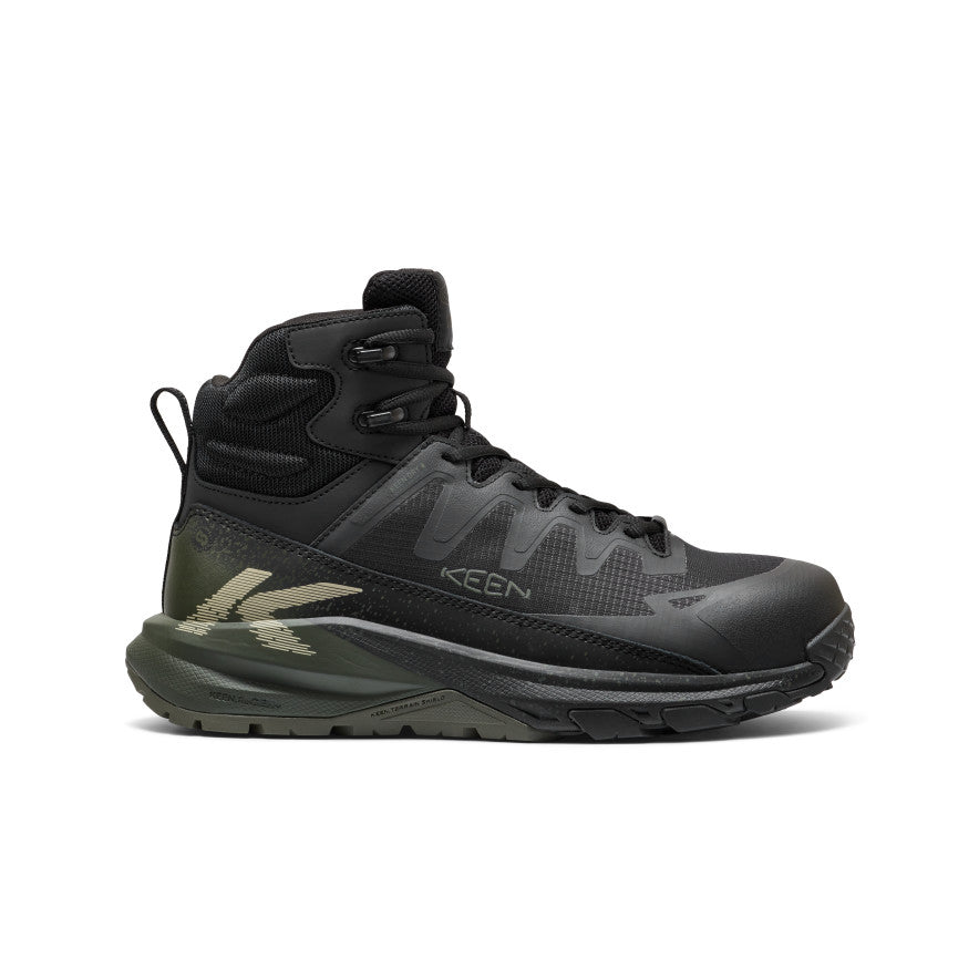 Men's Targhee Blur Waterproof Work Boot (Carbon Toe) | Forest Night/Black