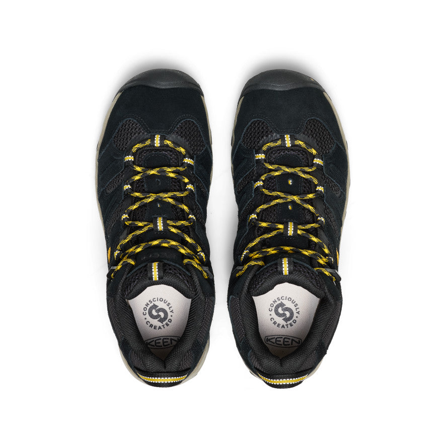 Men's Headout Waterproof Hiking Boot | Black/Lemon Curry - Image 4
