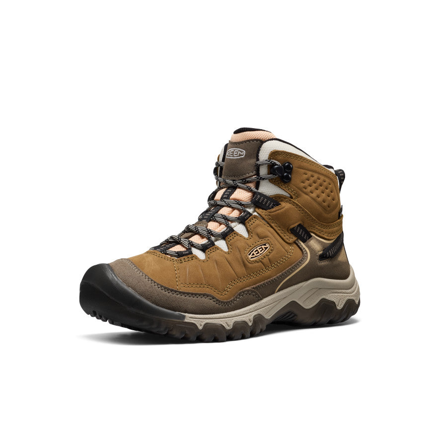 Women's Targhee IV Waterproof Hiking Boot | Coyote/Peach Fuzz - Image 3