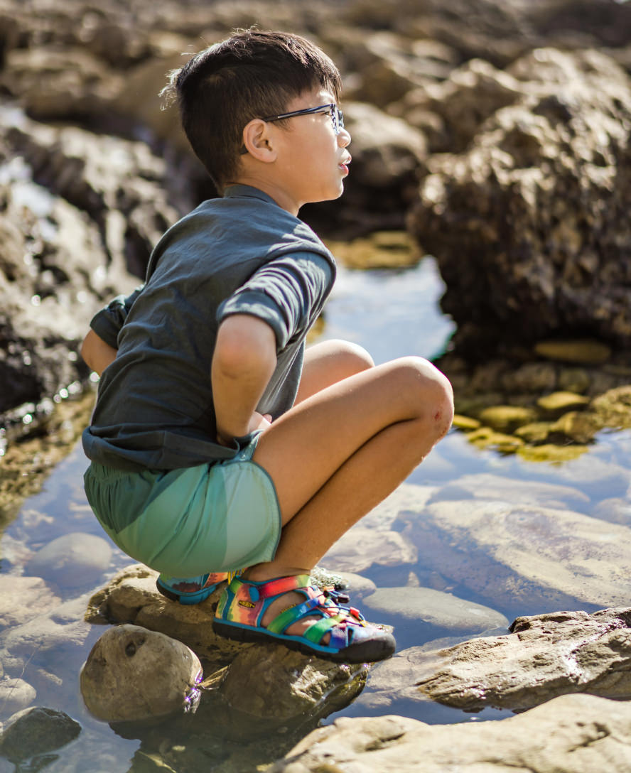 Little Kids' Seacamp II CNX | Vivid Blue/Original Tie Dye - Image 8