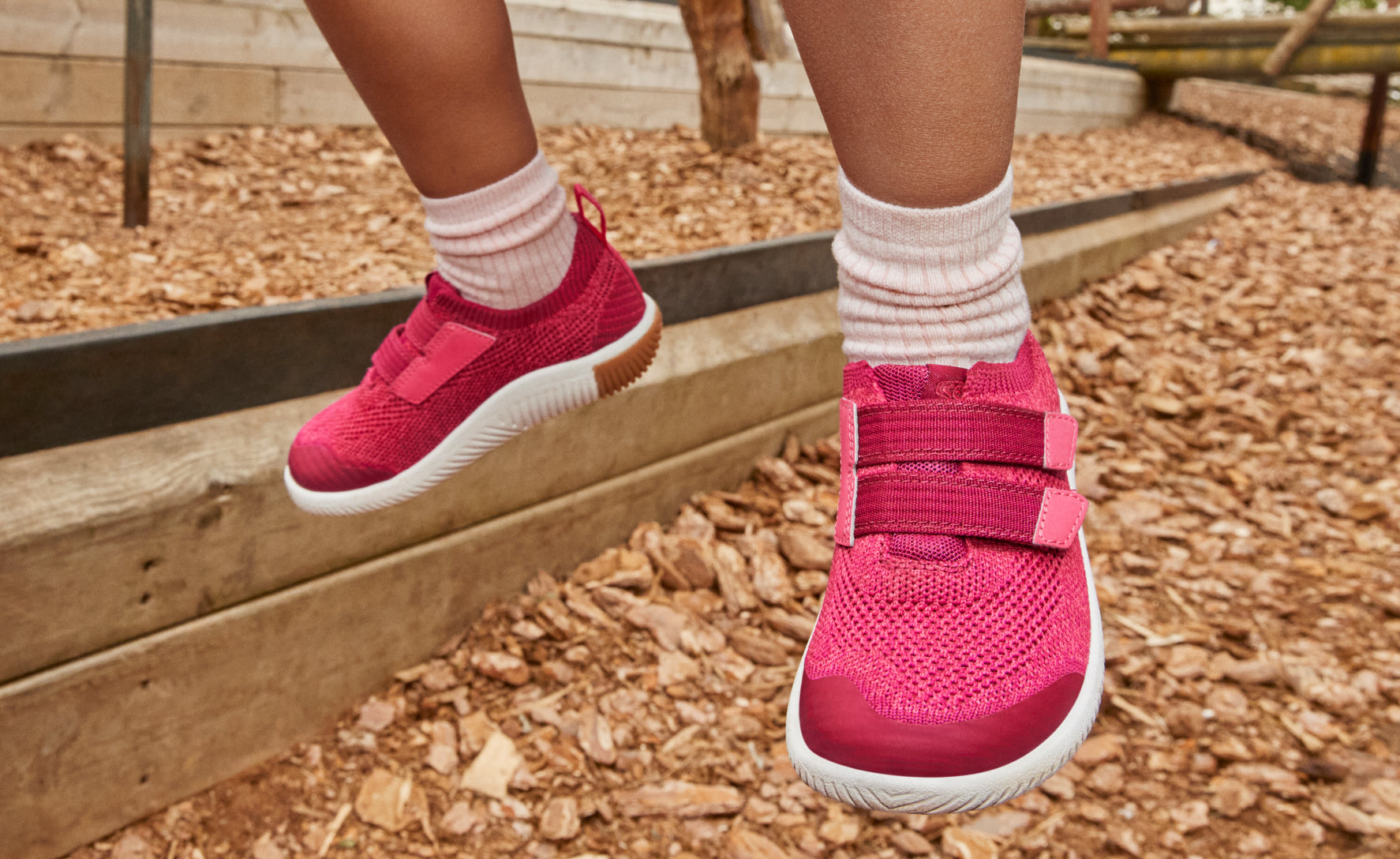 Big Kids' KNX Knit Double Strap | Beaujolais/Raspberry - Image 7