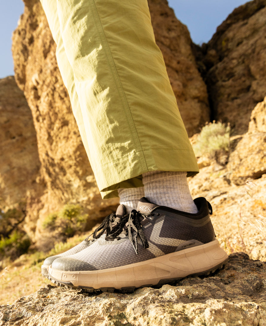 Men's 450 Dirt Hiking Shoe | Safari/Red Ochre - Image 8