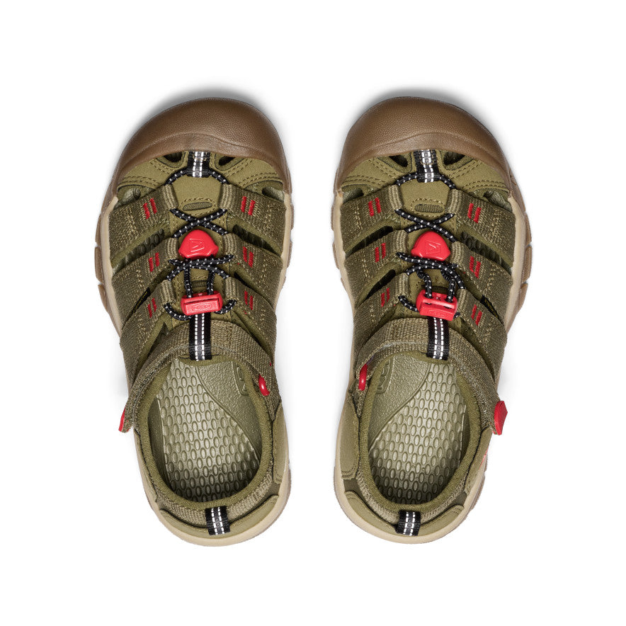 Big Kids' Newport H2 | Martini Olive/Aura Orange - Image 4