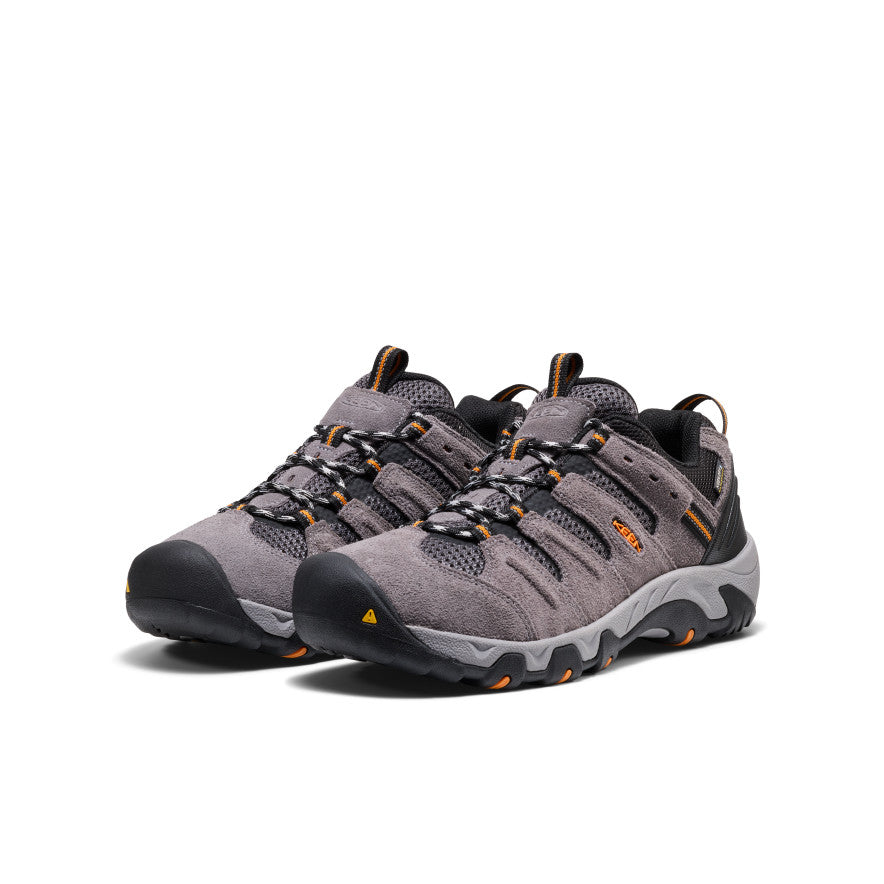 Men's Headout Waterproof Hiking Shoe | Steel Grey/Orange Pepper - Image 2