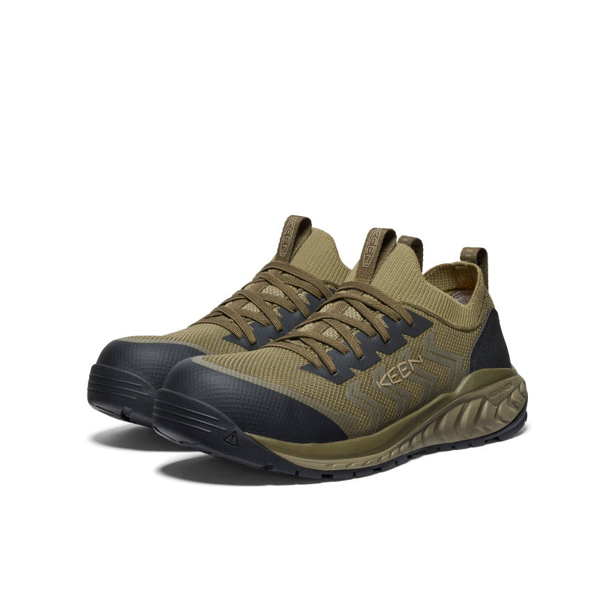 Men's Arvada Shift Work Sneaker (Carbon Toe) | Martini Olive/Black - Image 2