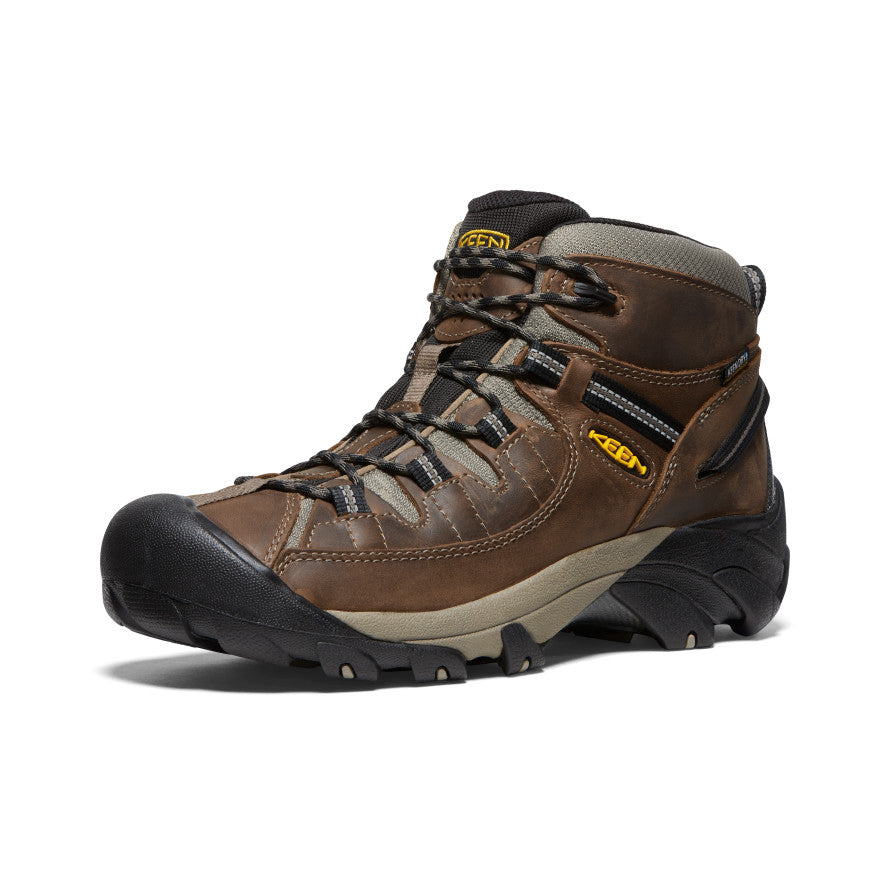 Men's Targhee II Waterproof Mid Wide | Shitake/Brindle - Image 3