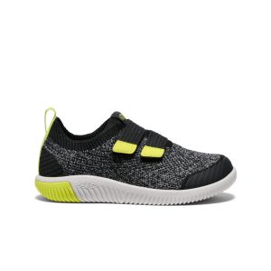 Little Kids' KNX Knit Double Strap  |  Black/Evening Primrose