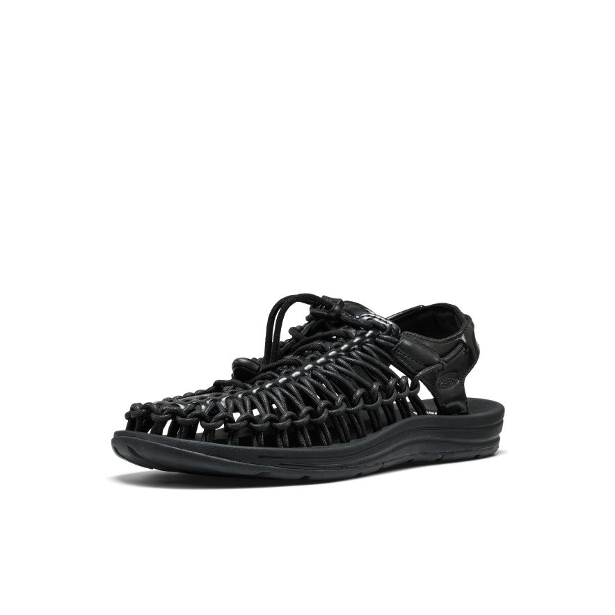 All Gender UNEEK Leather Sneaker | Perseid Black - Image 3