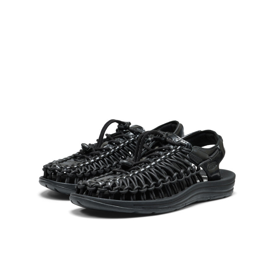 All Gender UNEEK Leather Sneaker | Perseid Black - Image 2