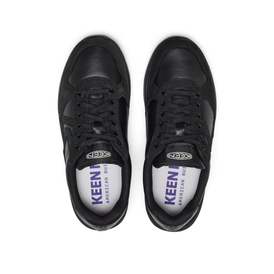 Women's KM2 Leather Jogger | Black/Black - Image 4