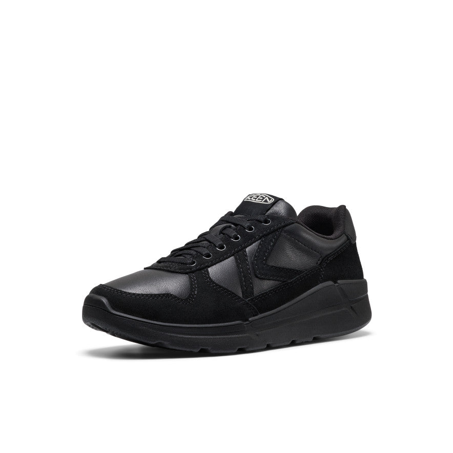 Women's KM2 Leather Jogger | Black/Black - Image 3