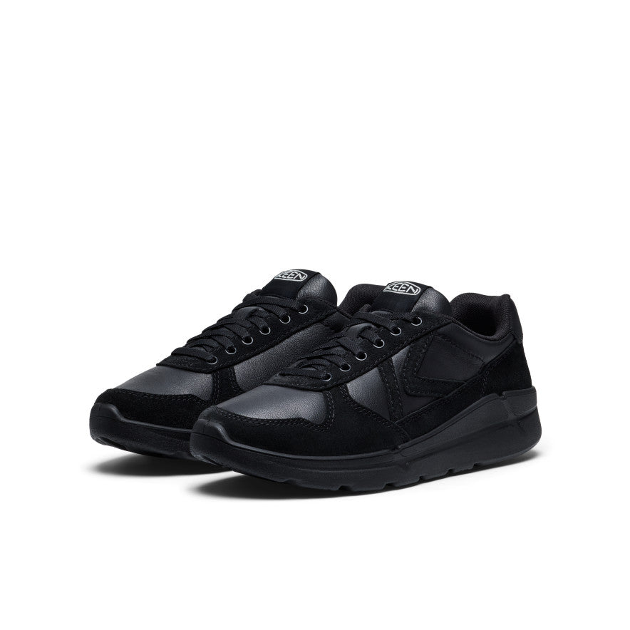 Women's KM2 Leather Jogger | Black/Black - Image 2