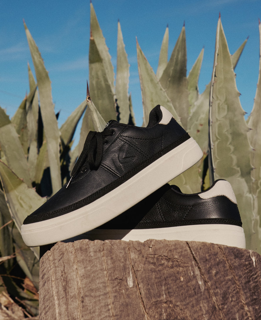 Men's KM1 Leather Sneaker | Birch/Birch - Image 9