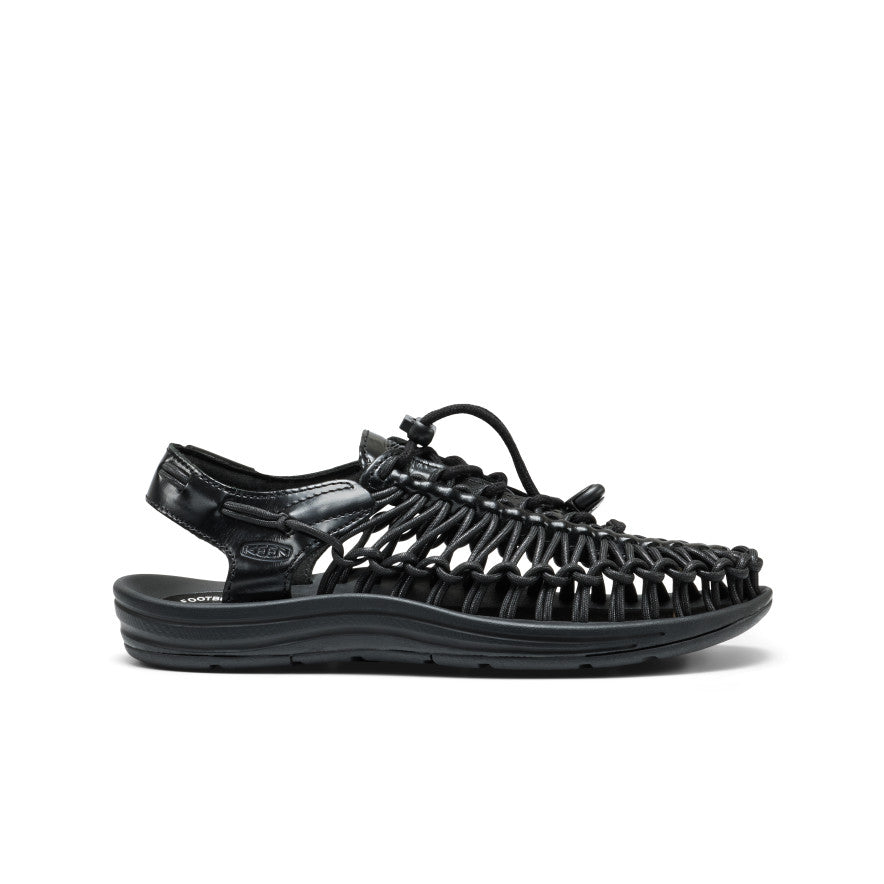 All Gender UNEEK Leather Sneaker | Perseid Black