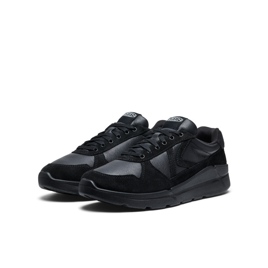 Men's KM2 Leather Jogger | Black/Black - Image 2