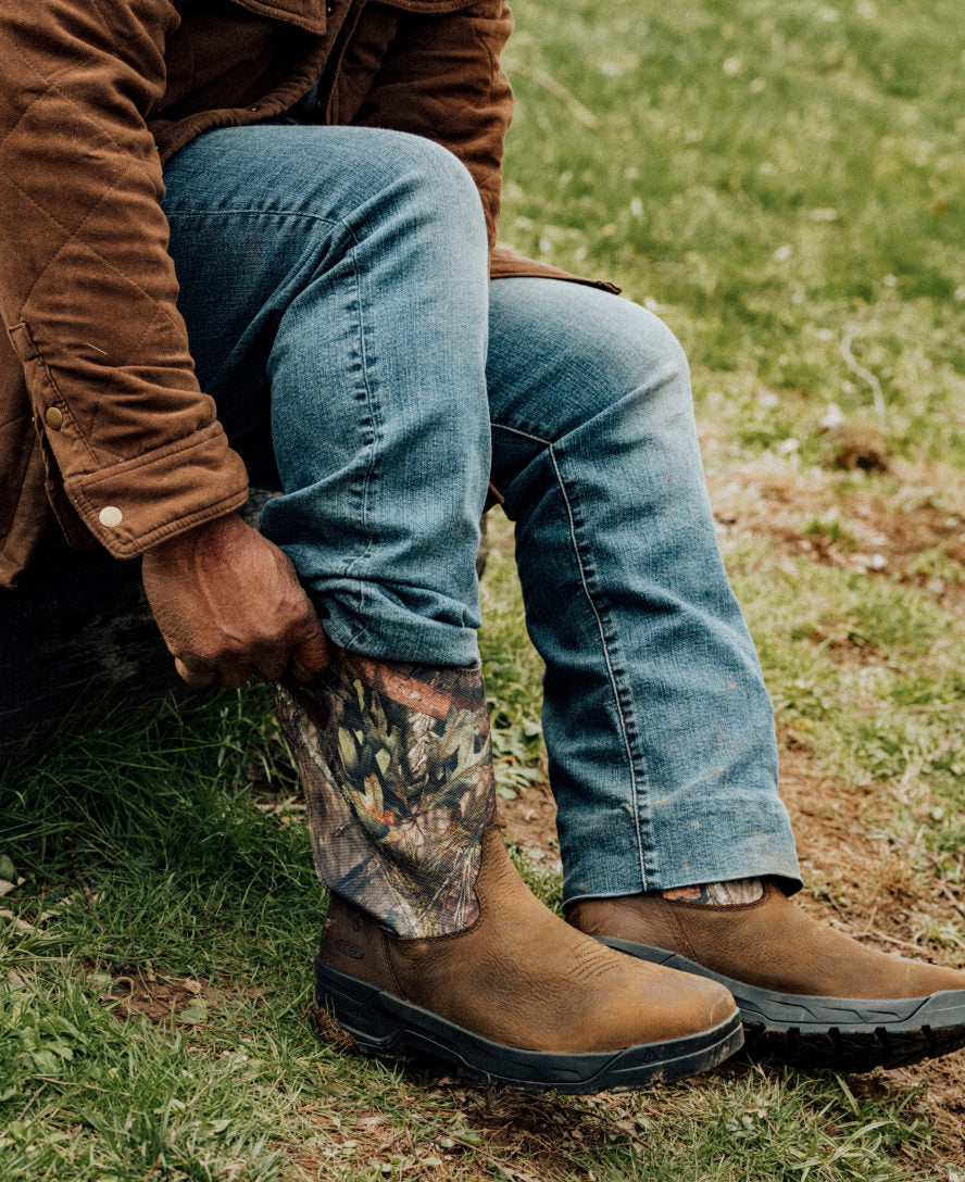 Men's Flatland Pull-On Waterproof Work Boot (Soft Toe) | MOSSY OAK® BREAK-UP COUNTRY©® - Image 9