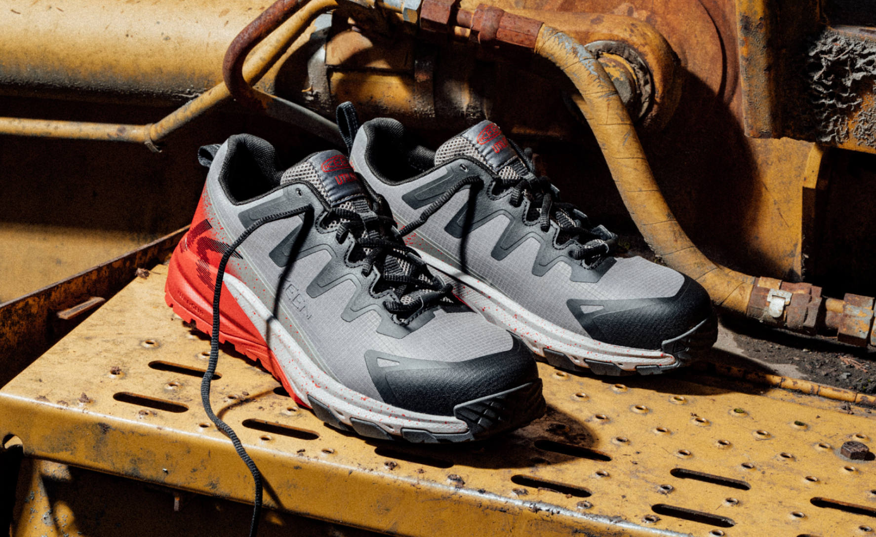 Men's Targhee Blur Work Shoe (Carbon Toe) | Steel Grey/Black - Image 7