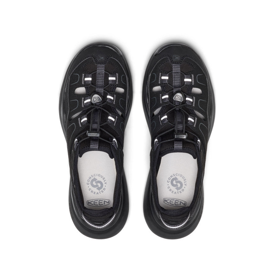 Women's WK450 Walking Sandal | Black/Black - Image 4